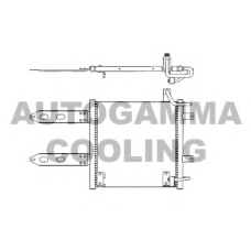 102780 AUTOGAMMA Конденсатор, кондиционер