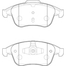 DBP354181 DURON Комплект тормозных колодок, дисковый тормоз