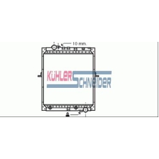 0424301 KUHLER SCHNEIDER Радиатор, охлаждение двигател