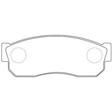 PN-2080 JNBK Колодки тормозные