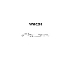 VW80289 VENEPORTE Глушитель выхлопных газов конечный
