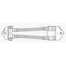 FHY2572 FERODO Тормозной шланг