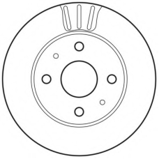 562814BC BENDIX Тормозной диск