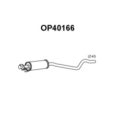 OP40166 VENEPORTE Средний глушитель выхлопных газов