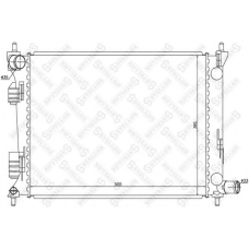 10-26517-SX STELLOX Радиатор, охлаждение двигателя