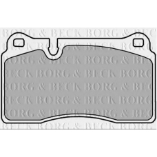 BBP2374 BORG & BECK Комплект тормозных колодок, дисковый тормоз