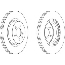 DDF1434-1 FERODO Тормозной диск