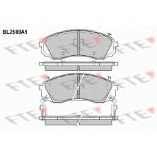 BL2589A1 FTE Комплект тормозных колодок, дисковый тормоз