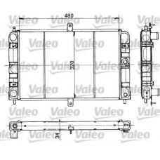 730317 VALEO Радиатор, охлаждение двигателя