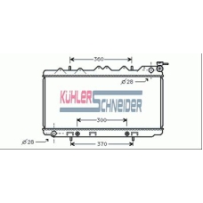 1618101 KUHLER SCHNEIDER Радиатор, охлаждение двигател