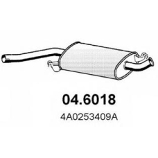 04.6018 ASSO Средний глушитель выхлопных газов