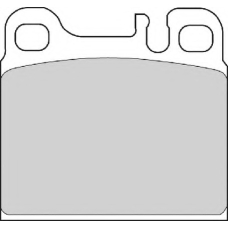 FD6617A NECTO Комплект тормозных колодок, дисковый тормоз