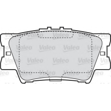 598819 VALEO Комплект тормозных колодок, дисковый тормоз