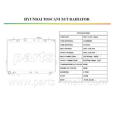 PXNDA-047 Parts mall Радиатор, охлаждение двигателя