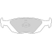 FD6285A NECTO Комплект тормозных колодок, дисковый тормоз