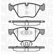 363916060507 MAGNETI MARELLI Комплект тормозных колодок, дисковый тормоз