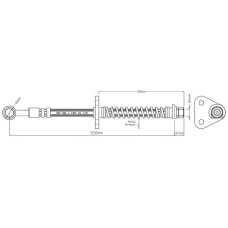 VBH401 MOTAQUIP Тормозной шланг
