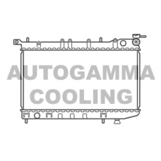 100649 AUTOGAMMA Радиатор, охлаждение двигателя