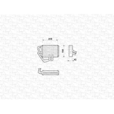 350218065000 MAGNETI MARELLI Теплообменник, отопление салона