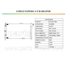 PXNDC-002 Parts mall Радиатор, охлаждение двигателя