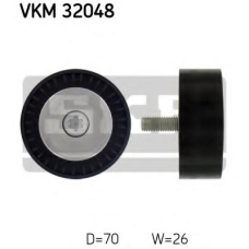 VKM 32048 SKF Паразитный / ведущий ролик, поликлиновой ремень