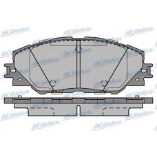 AC838781D AC Delco Комплект тормозных колодок, дисковый тормоз
