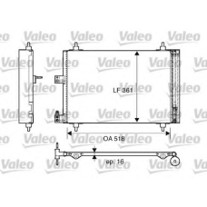 817667 VALEO Конденсатор, кондиционер