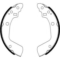 8DB 355 022-051 HELLA PAGID Комплект тормозных колодок
