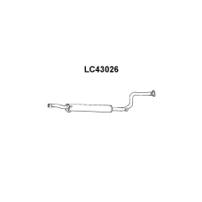 LC43026 VENEPORTE Предглушитель выхлопных газов