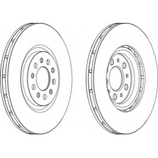 DDF1455-1 FERODO Тормозной диск