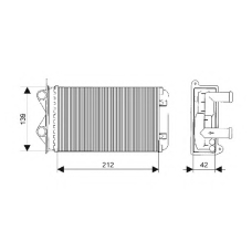 QHR2090 QH Benelux Теплообменник, отопление салона