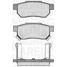 363916060457 MAGNETI MARELLI Комплект тормозных колодок, дисковый тормоз