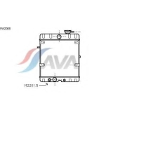 VW2008 AVA Радиатор, охлаждение двигателя