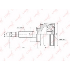 CO-4601 LYNX Co4601 шрус lynx