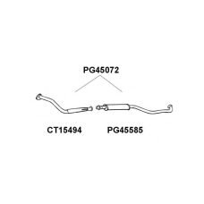 PG45072 VENEPORTE Предглушитель выхлопных газов
