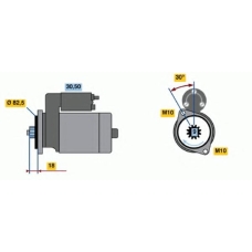 0 986 015 791 BOSCH Стартер
