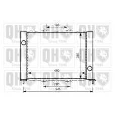 QME1003 QUINTON HAZELL модуль охлаждения