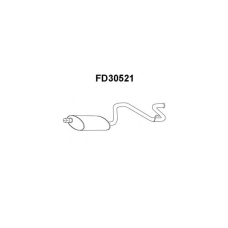 FD30521 VENEPORTE Глушитель выхлопных газов конечный