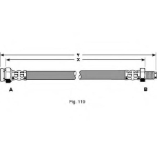PHB263 TRW Тормозной шланг