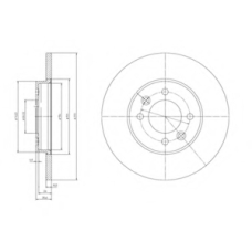 BG3147 DELPHI Тормозной диск