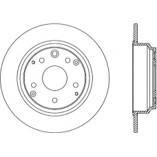 BDR2188.10 OPEN PARTS Тормозной диск