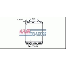 3201421 KUHLER SCHNEIDER Радиатор, охлаждение двигател