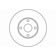 MDC1587 MINTEX Тормозной диск