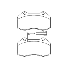 MDB2976 MINTEX Комплект тормозных колодок, дисковый тормоз