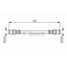 1 987 476 931 BOSCH Тормозной шланг