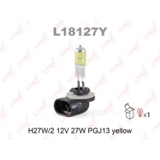 L18127Y LYNX L18127y лампа h27w/2 12v pgj13 yellow lynx