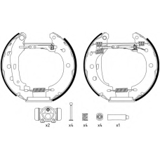 8DB 355 004-401 HELLA Комплект тормозных колодок