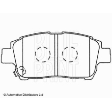 ADT342105 BLUE PRINT Комплект тормозных колодок, дисковый тормоз