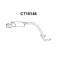 CT15146 VENEPORTE Глушитель выхлопных газов конечный