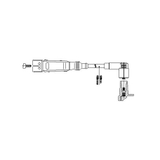111A52 BREMI Провод зажигания